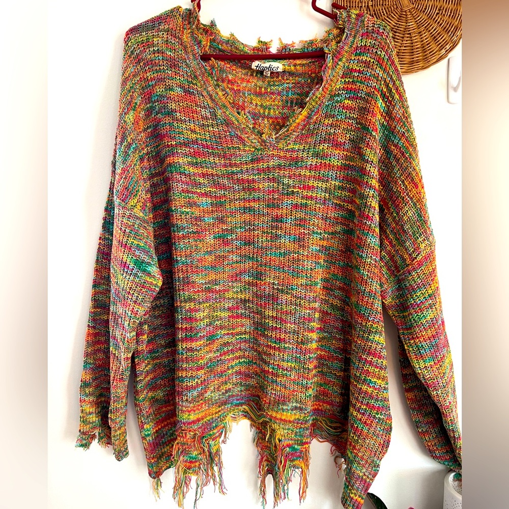 Distressed XXL Chic Soul Fall Sweater